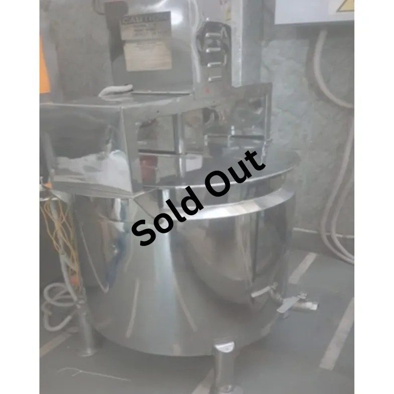 S.S. Jacketed Mixing Tank with Agitator GMP – SurplusPack