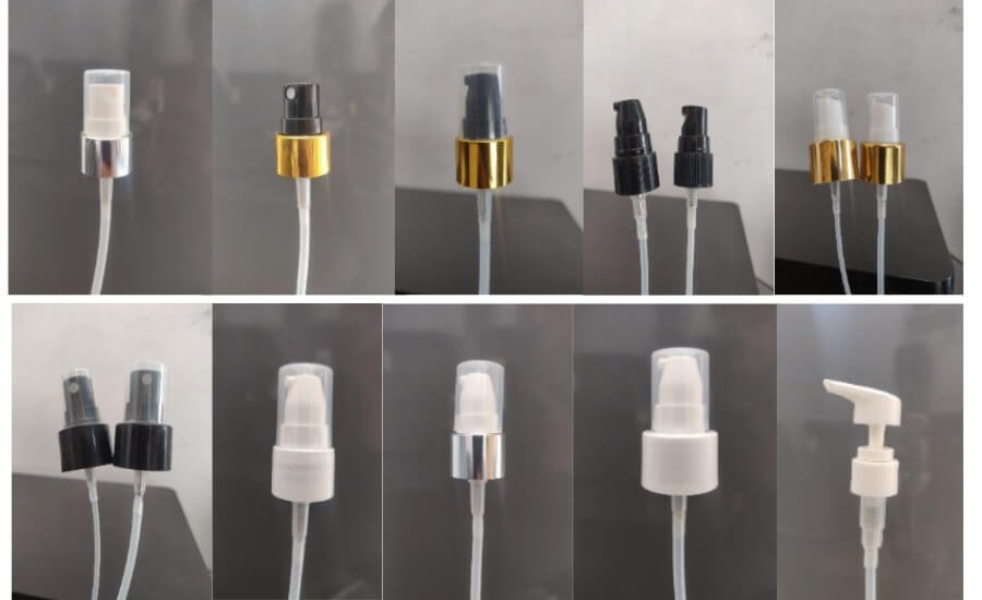 Cosmetics bottles, jars, containers & caps