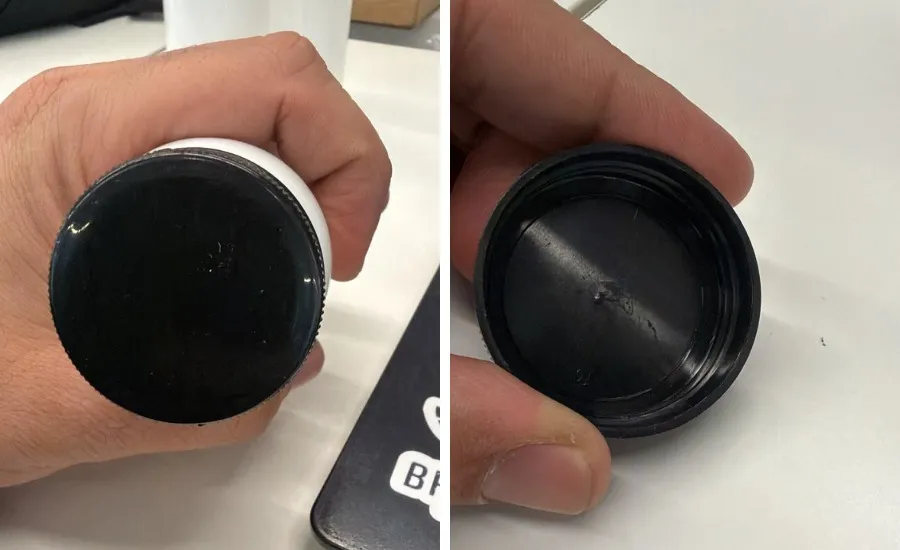 200ml PP Bottles with Caps – side view