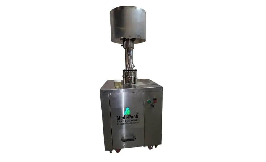 Semi-Automatic Capping Machine side view